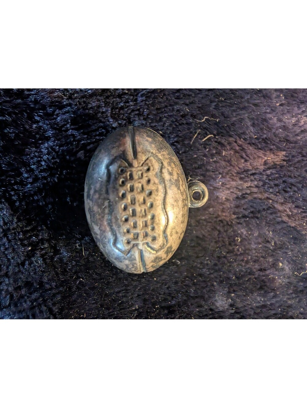 Vintage Sterling Silver Football Charm